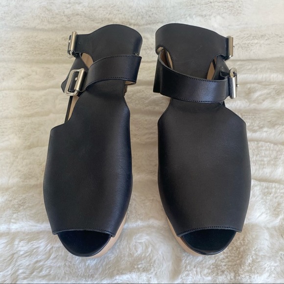 3.1 Phillip Lim Constantine Chunky Leather Platform Sandals - Picture 6 of 10